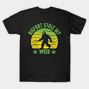 Bigfoot stole my weed T-Shirt